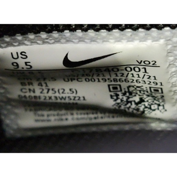 Nike x Stussy Air Force 1 '07 Mid Black Shoes Sneakers Mens 9.5 AF1 DJ7840-001 - Picture 6 of 10